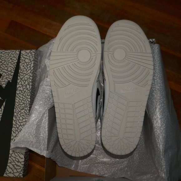 MENS SIZE 15 NIKE AIR JORDAN 1 ELEPHANT PRINT SHOES SNEAKERS SE - Picture 4 of 7